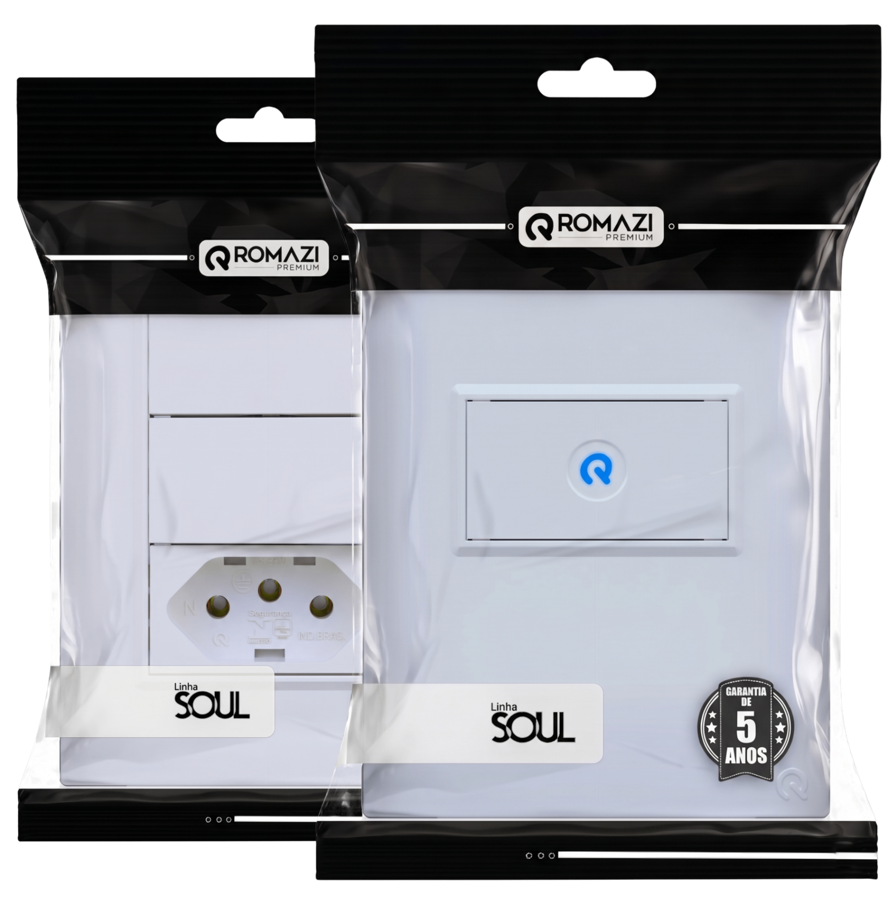 Embalagens Linha Soul Romazi Premium